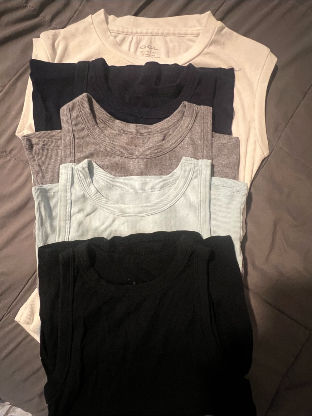 OGL Women’s Tank Top White A New Day tank tops Light Blue, Gray, Navy, Black